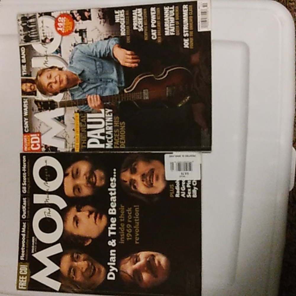 Collector's Dylan and the Beatles Dec 2003, Paul McCartney Oct 2018
